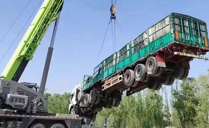 长白道路脱困救援案例